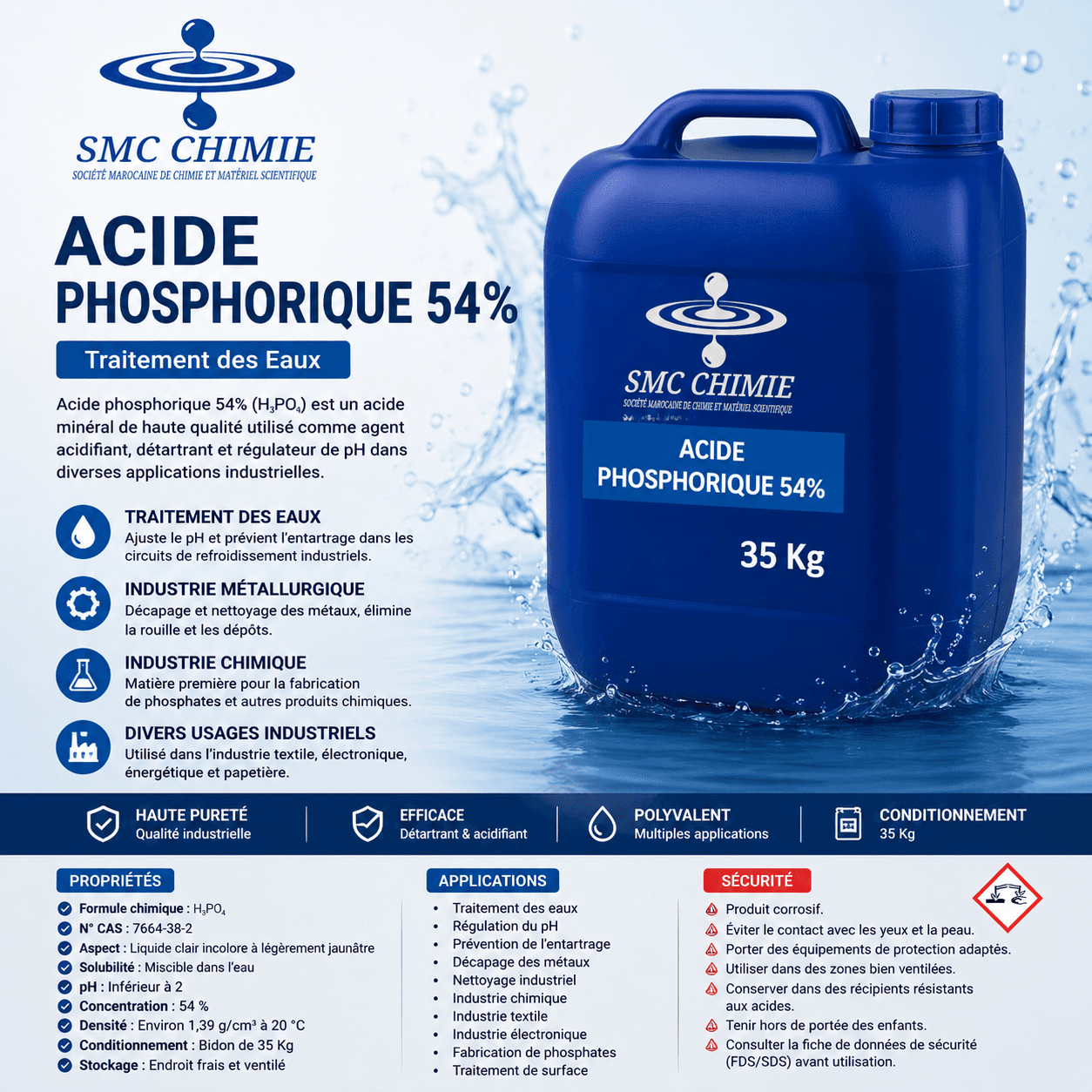 Acide Phosphorique 54% 3